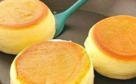 Recipe for fluffy Japanese pancakes