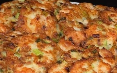 Zucchini and Eggplant Pancakes with Chicken Filling