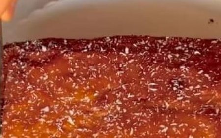 Orange Cake with Honey and Coconut