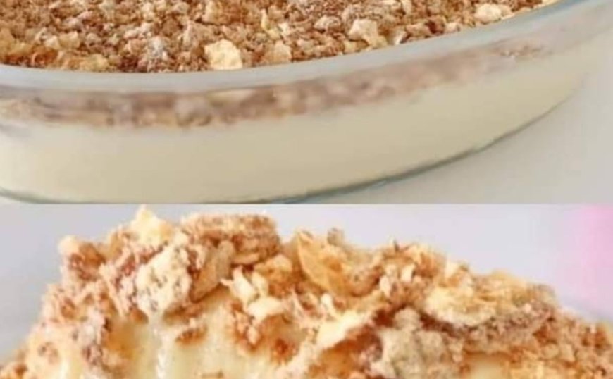 Dessert made with only 3 ingredients: Easy recipe that doesn’t require cooking.