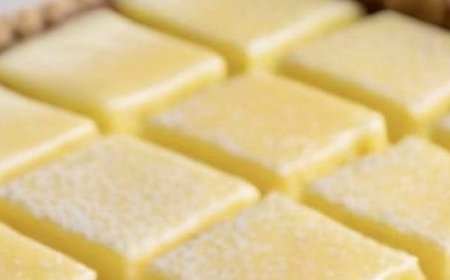 Creamy Lemon Squares Recipe