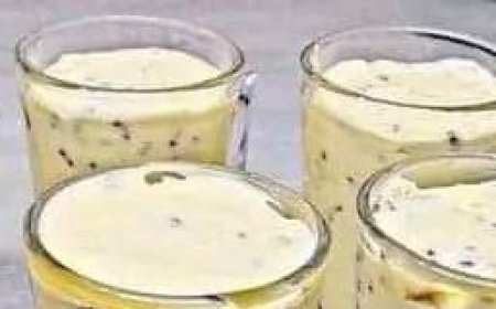 Simple creamy dessert just blend it