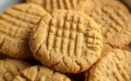 3 ingredient Peanut Butter cookies