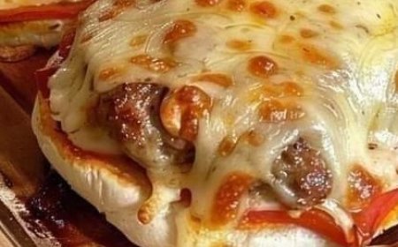 Mini Pizza Burgers Recipe