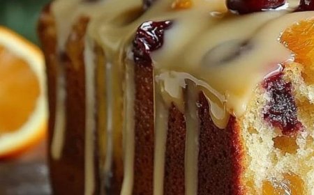 Cranberry Orange Loaf Cake: A Perfectly Tangy and Sweet Delight