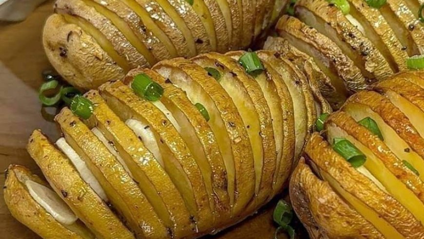 Garlic and Herb Baked Potatoes