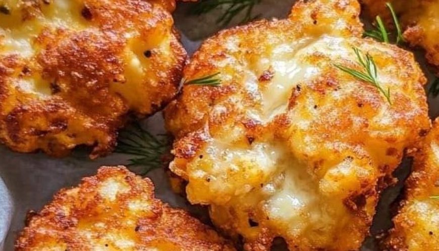 Cheesy Chicken Fritters