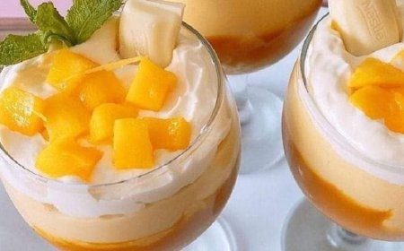 Easy Mango Dessert in the Blender with 3 Ingredients