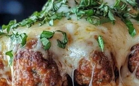 Italian Meatball Spaghetti Stack