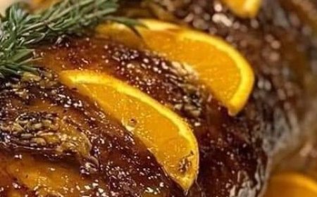 Zesty Roast Duck with Orange Glaze