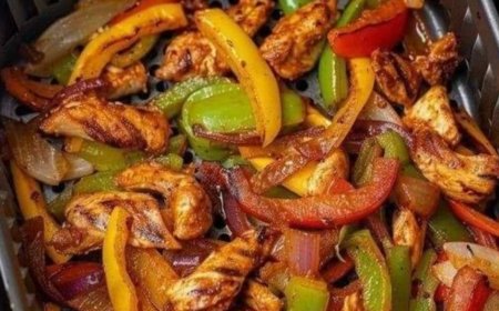 Air Fryer Chicken Fajitas