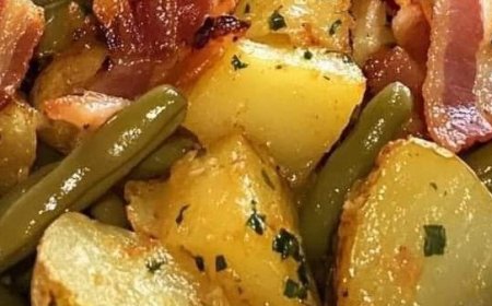 Country Ranch Green Beans ‘n Potatoes with Bacon