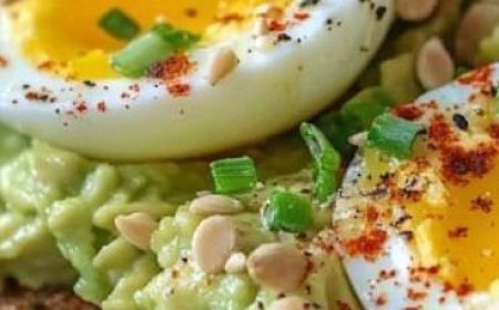 Rustic Avocado Toast with Soft-Boiled Eggs