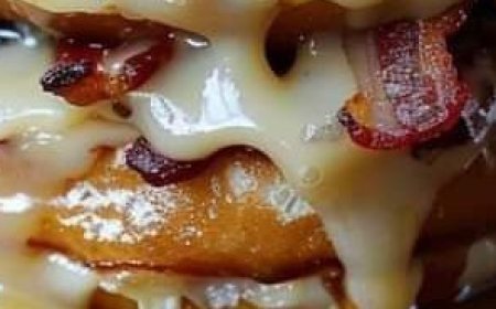 Donut Grilled Cheese with Bacon & Maple Glaze