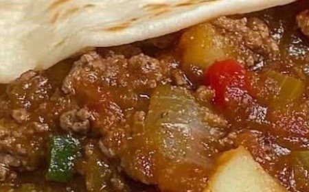 Mexican Green Chile Veggies Picadillo