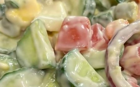 Classic Creamy Pea Salad