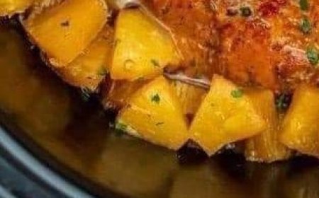 Slow Cooker Pineapple Pork Loin