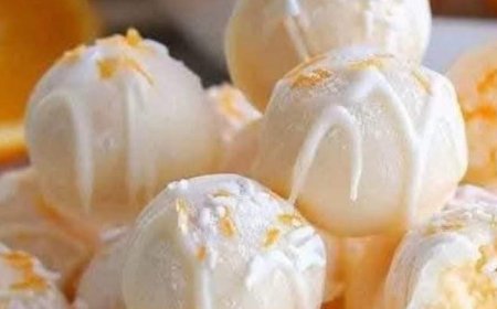 Orange Creamsicle Truffles