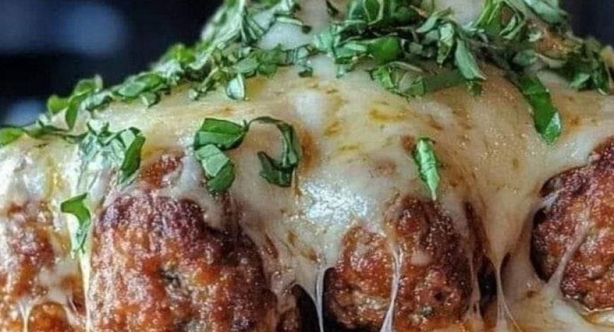 Italian Meatball Spaghetti Stack