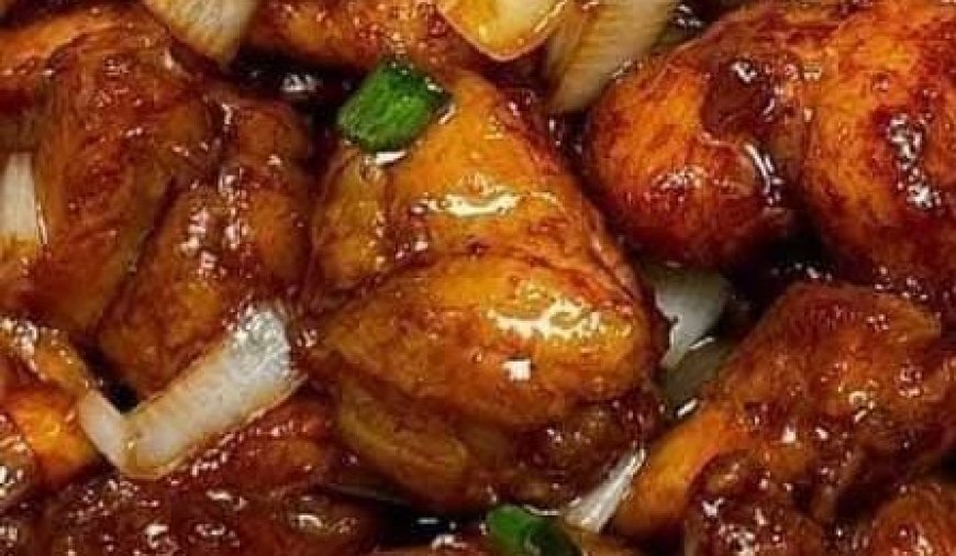 Braised Chicken with Green Onion