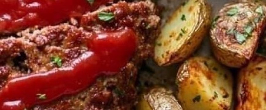 Classic Meatloaf with Roasted Potatoes