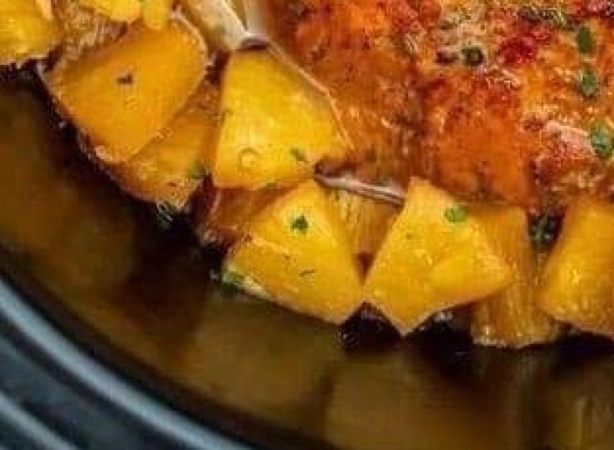 Slow Cooker Pineapple Pork Loin