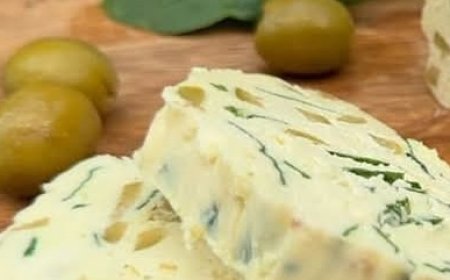 Unstoppable Homemade Cheese with Olives