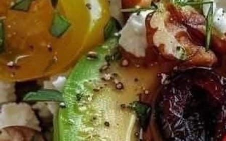 Avocado Toast with Feta, Cherry Tomatoes, Cranberries, and Walnuts