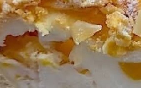 Italian Peach Ricotta Tart