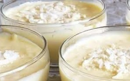 Coconut cream dessert