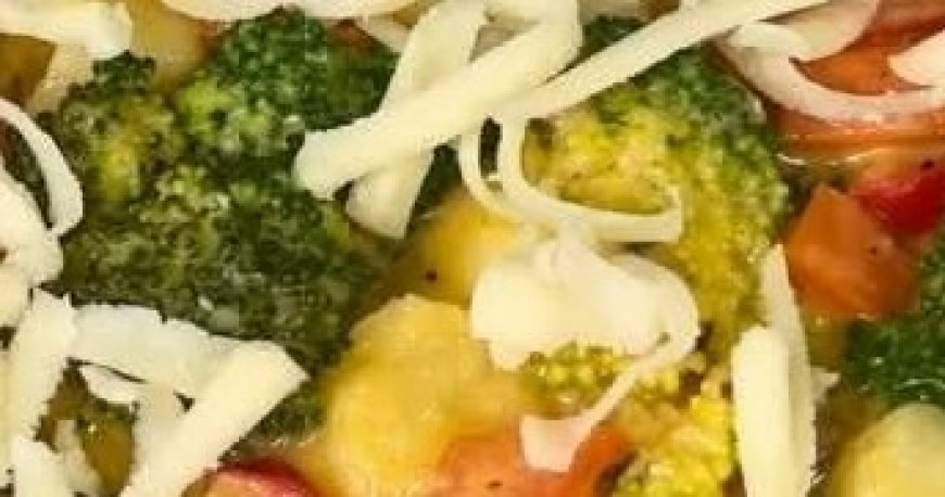 Vegetable and Potato Bake with Cheese