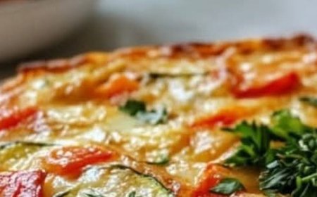 Zucchini and Tomato Frittata recipe