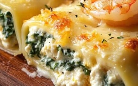 Shrimp and Spinach Alfredo Rollups recipe