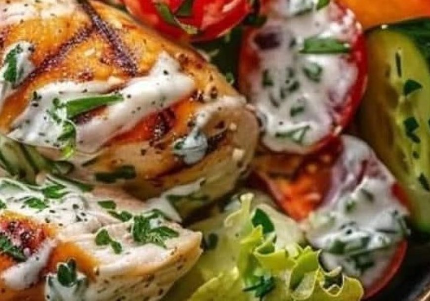 Mediterranean Delight: Tzatziki Chicken Salad