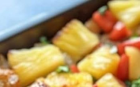 Hawaiian Chicken Sheet Pan