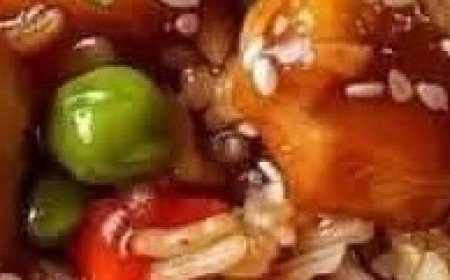 Sweet and Sour Chicken with Fried Rice