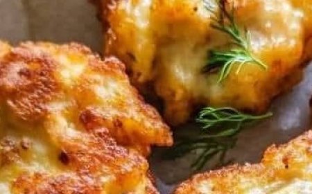 Crispy Cheesy Potato Bites