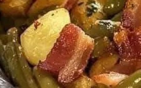 Country Ranch Green Beans ‘n Potatoes with Bacon