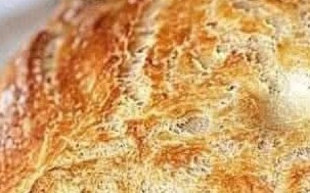 Rustic No Knead Rosemary Garlic Bread