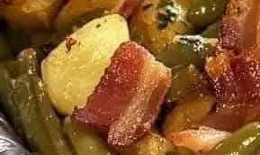 Country Ranch Green Beans ‘n Potatoes with Bacon