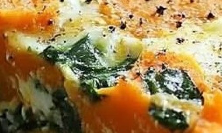 Sweet Potato & Spinach Bake