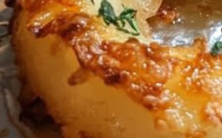 Carb Baked Mozzarella Onion Rings