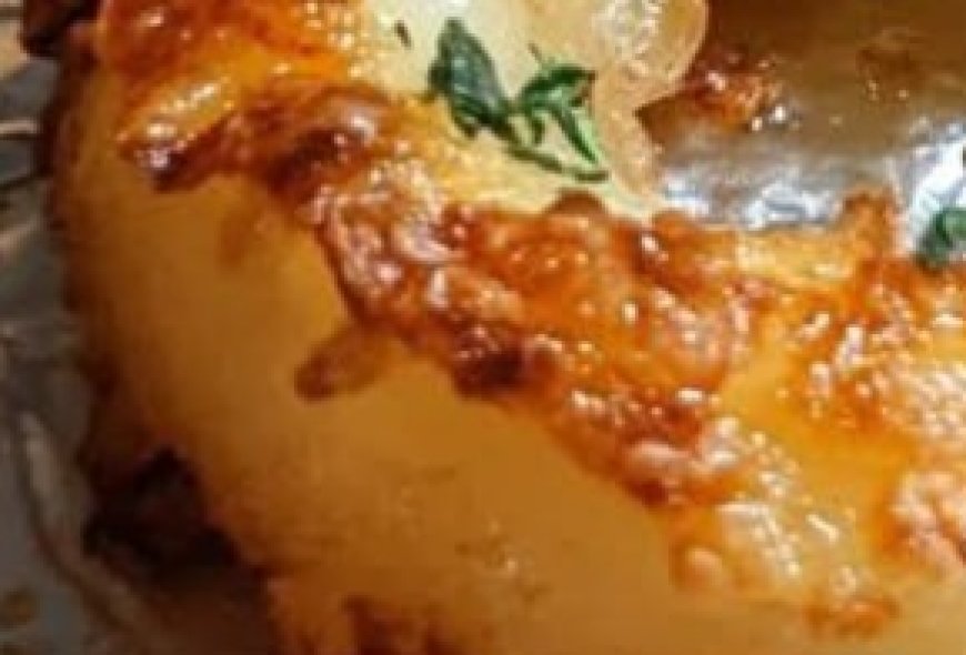 Carb Baked Mozzarella Onion Rings