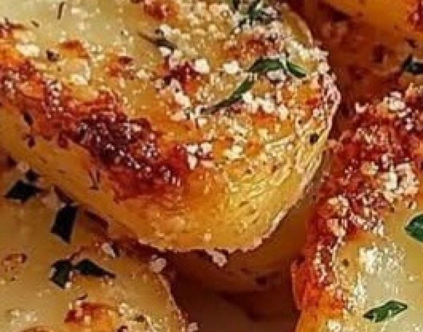 BEST EASY SHEET PAN SCORED POTATOES RECIPE