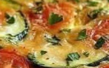 Mediterranean Zucchini and Tomato Frittata