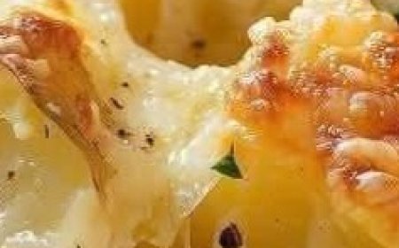 Crispy Parmesan and Gruyere Potato Gratin Recipe