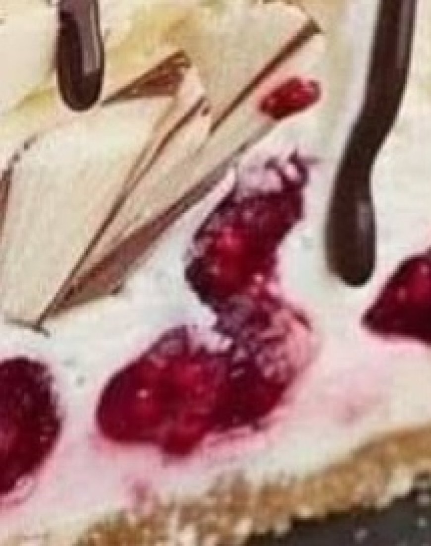 Decadent Raspberry Chocolate Cheesecake