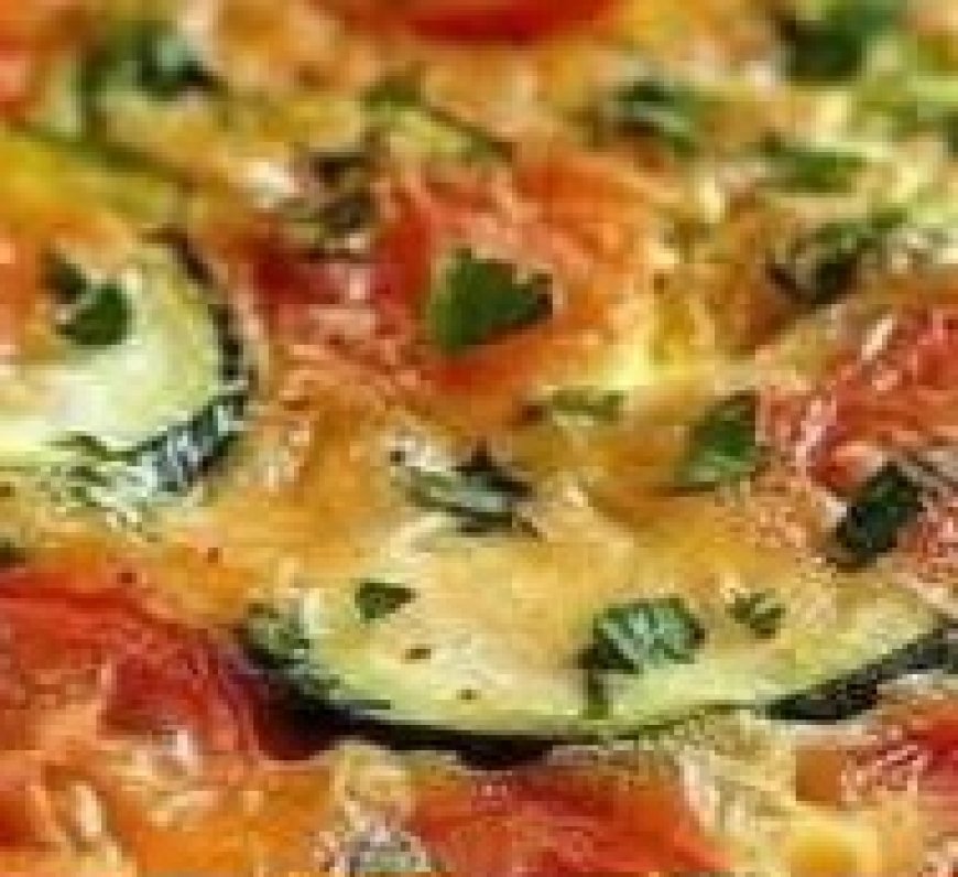 Mediterranean Zucchini and Tomato Frittata