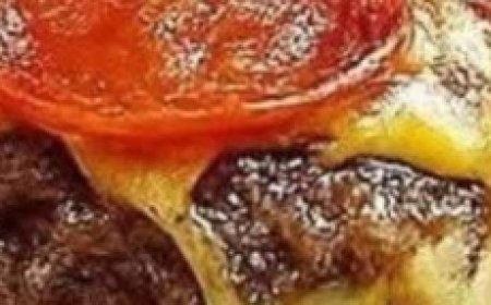 Ultimate Double Cheeseburger Pizza Stack