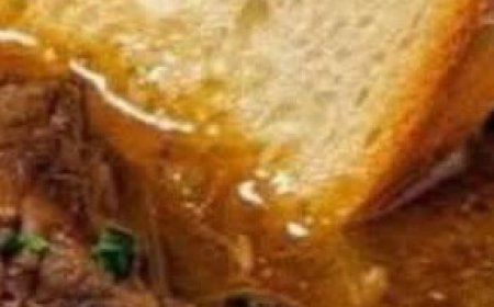 French Onion Beef Short Rib Soup